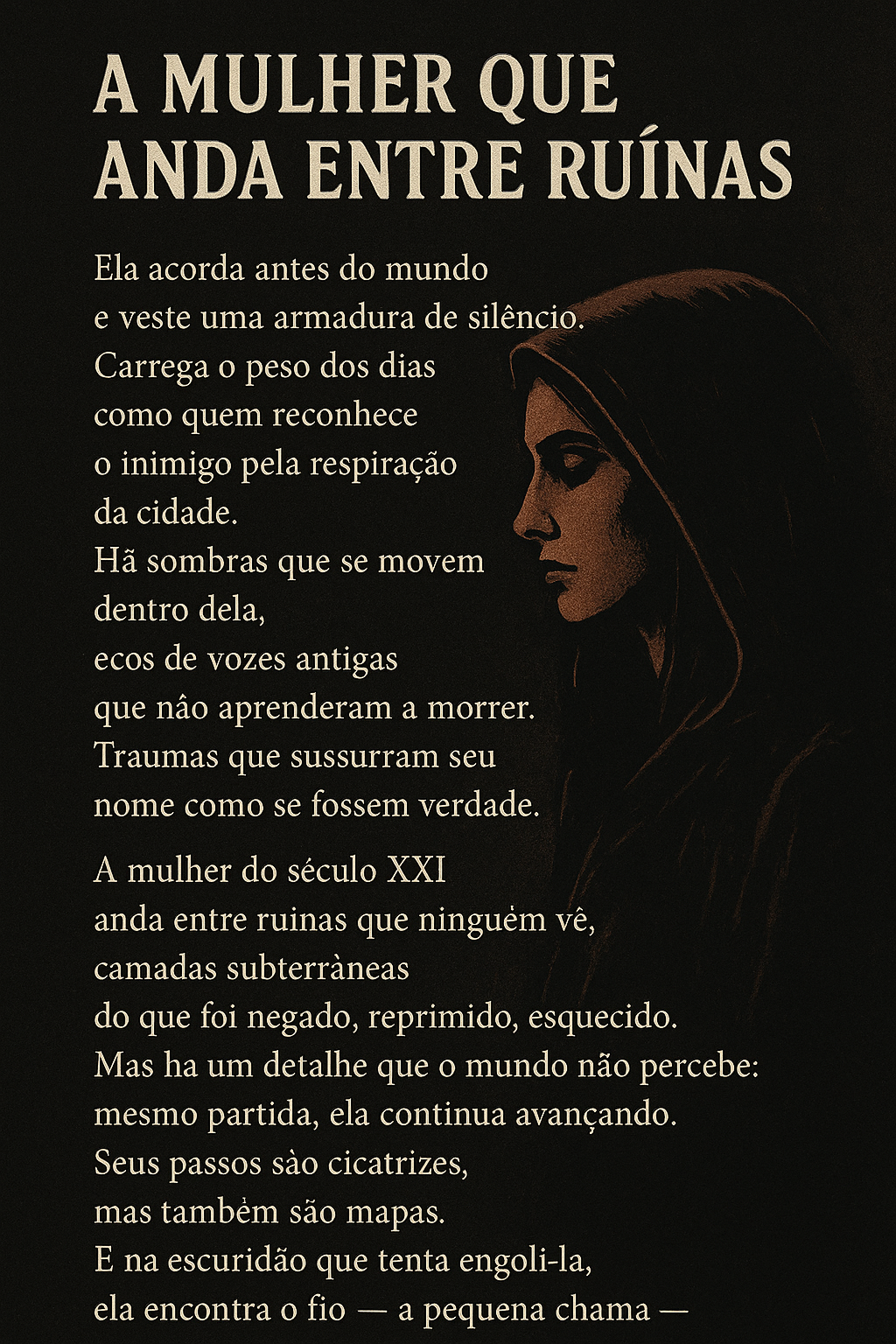 A Mulher Que Anda Entre Ruínas